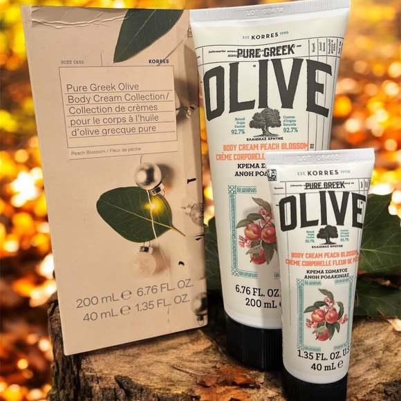 Korres Other - Korres Pure Greek Olive Body Cream Collection - Peach Blossom - NEW